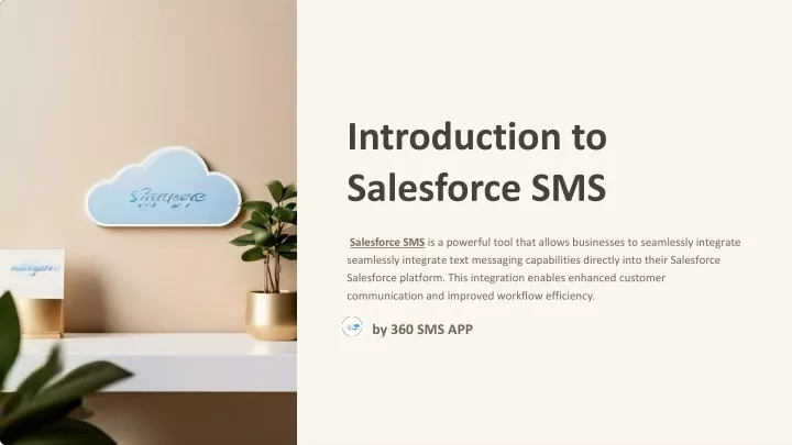 introduction to salesforce sms