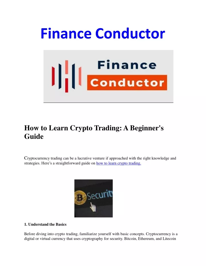 finance conductor