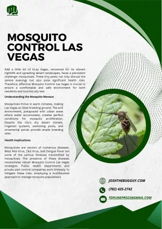 Mosquito Control Las Vegas