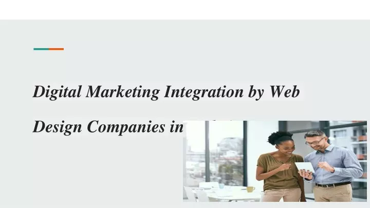 digital marketing integration by web design companies in dubai