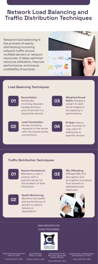 Network Load Balancing and Traffic Distribution Techniques