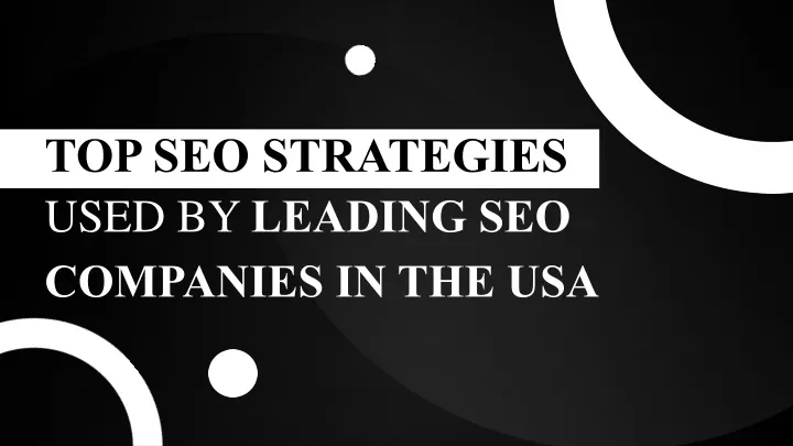 top seo strategies