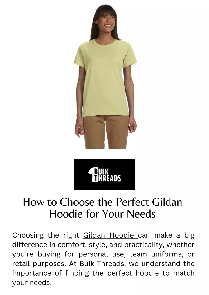 how to choose the perfect gildan hoodie for your