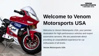 Exploring Venom Motorsports USA: Affordable and Reliable Motorcycle Solutions