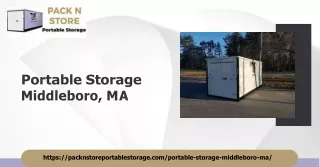 Secure and Convenient Explore Our Portable Storage In Middleboro, MA