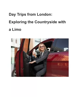day trips from london
