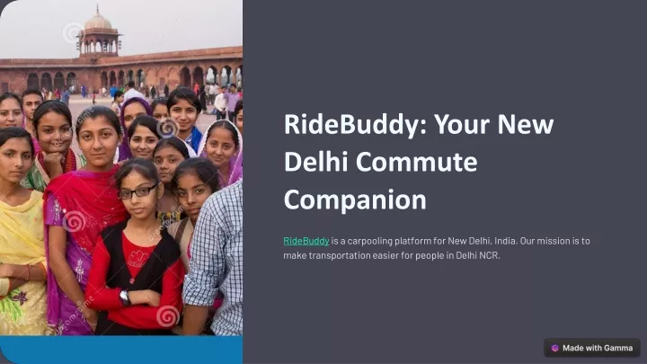 ridebuddy your new delhi commute companion