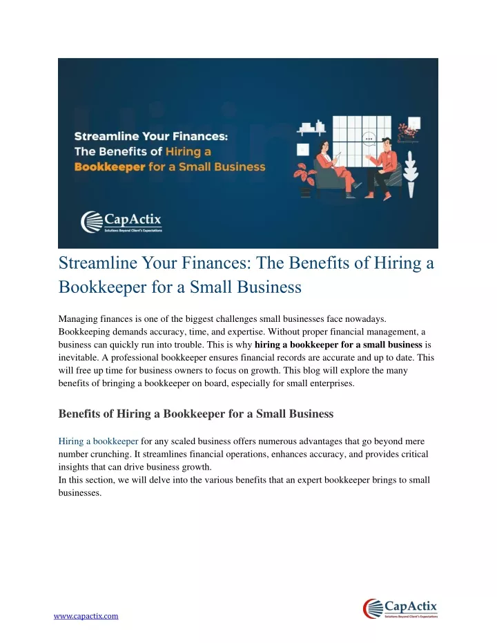 streamline your finances the benefits of hiring