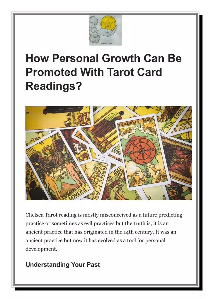 how personal growth can be promoted with tarot