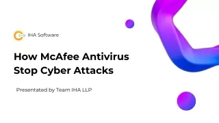 How McAfee Antivirus Stop Cyber Attacks | Call Now 844 471 5234