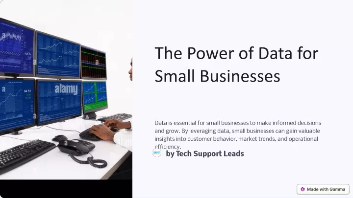 the power of data for small businesses