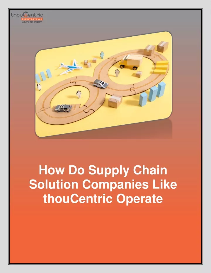 how do supply chain solution companies like