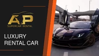 Rent Without Deposit in Dubai | AP Supercar Rental