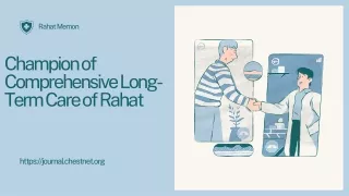 Champion of Comprehensive Long-Term Care of Rahat