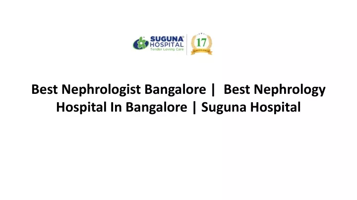 best nephrologist bangalore best nephrology