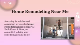 Home Remodeling Near Me