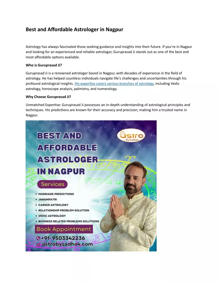 best and affordable astrologer in nagpur