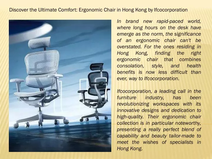 discover the ultimate comfort ergonomic chair