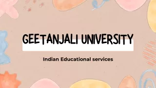 geetanjali university