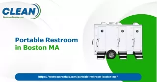 Ensure Your Construction Site Success with Our Portable Restroom in Boston, MA!