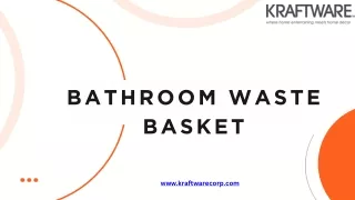 Get Stylish & Affordable Bathroom Waste Basket at Kraftware