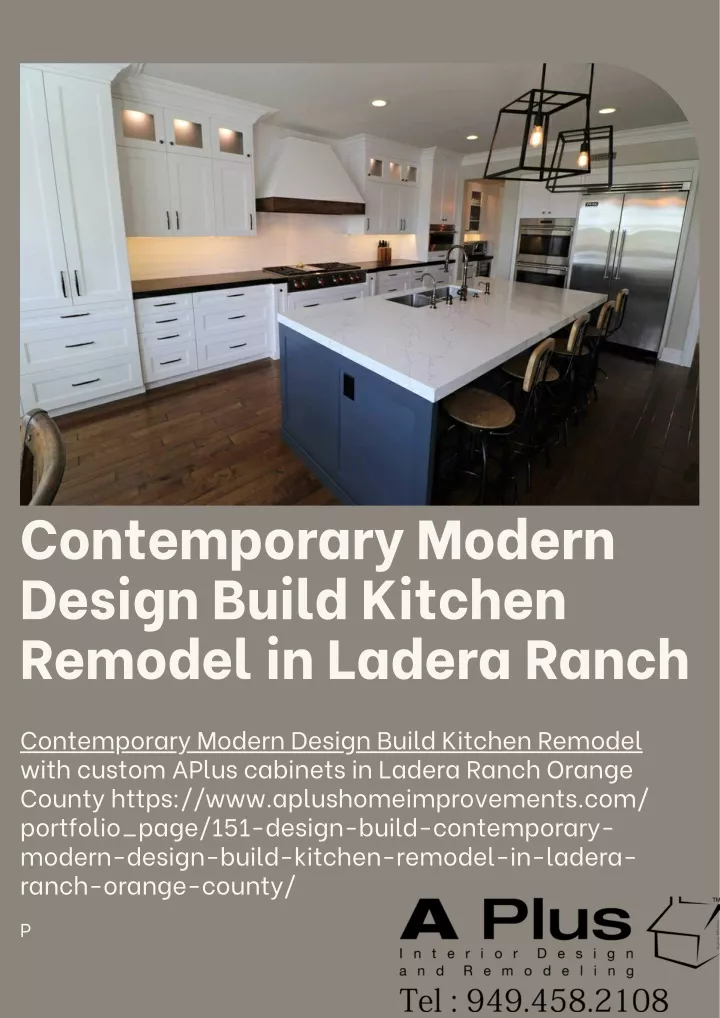 contemporary modern design build kitchen remodel