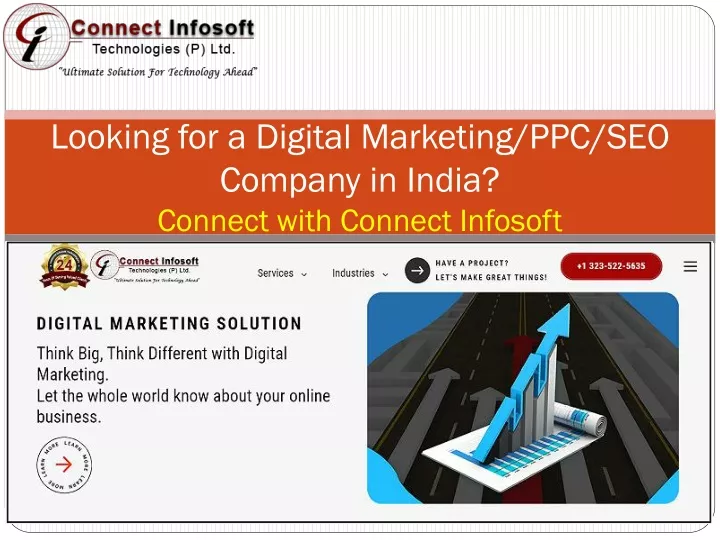 looking for a digital marketing ppc seo company in india connect with connect infosoft