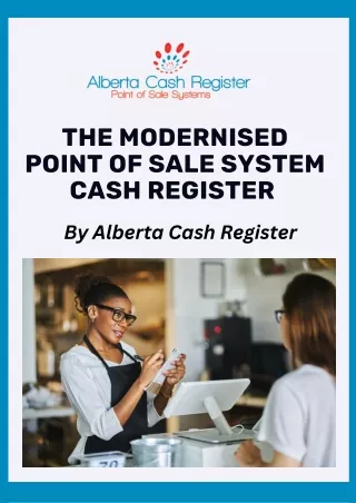 The Modernised Point of Sale System Cash Register