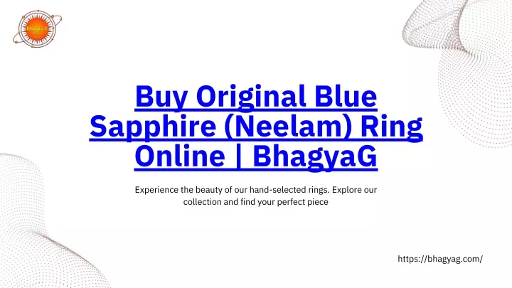 buy original blue sapphire neelam ring online