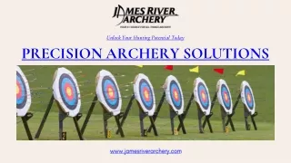 Enhance Your Accuracy with Archery Hunting Sights from James River Archery