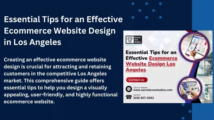 essential tips for an effective ecommerce website