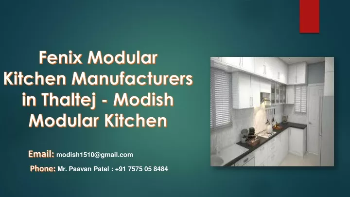 fenix modular kitchen manufacturers in thaltej modish modular kitchen