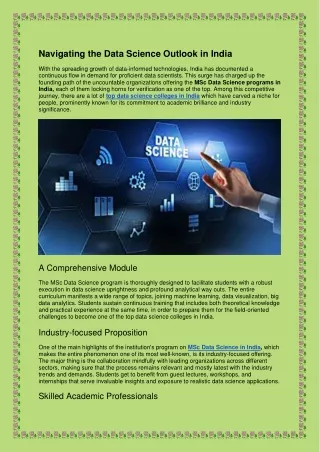 Navigating the Data Science Outlook in India