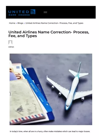Everything You Need to Know About Changing Your Name on United Airlines Tickets