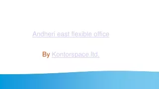 andheri east flexible office