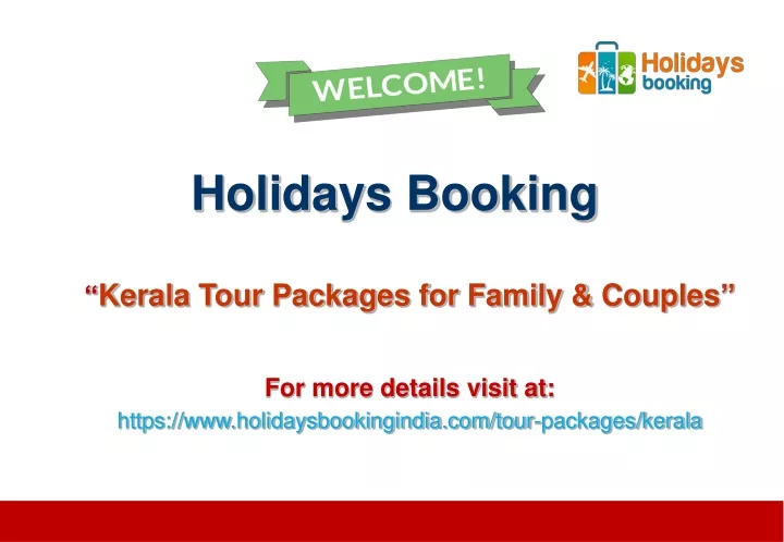 holidays booking