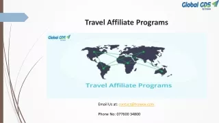 Travel Affiliate Programs