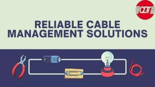 Superior Cable Management Solutions by Customer Delight Trading