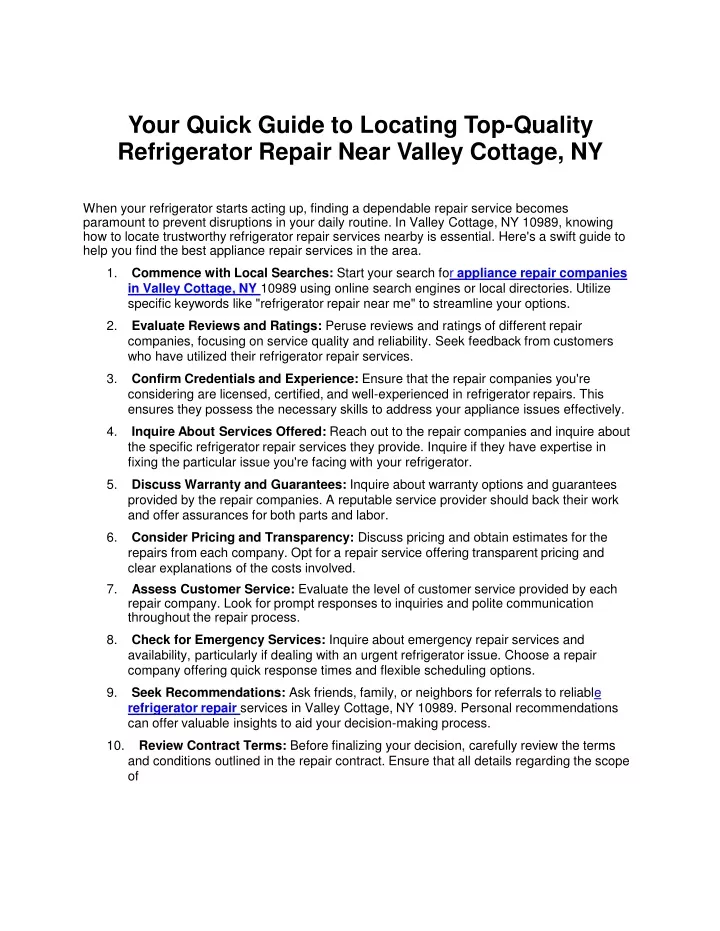 your quick guide to locating top quality