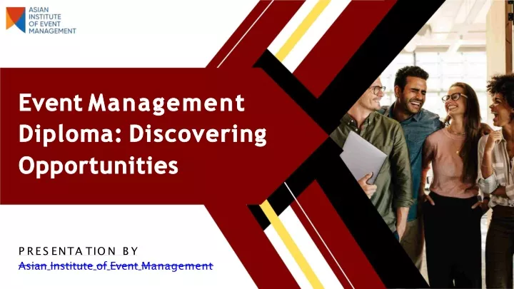 event management diploma discovering opportunities