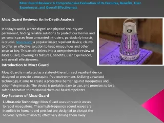 mozz guard reviews a comprehensive evaluation