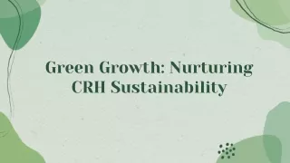 CRH Sustainability