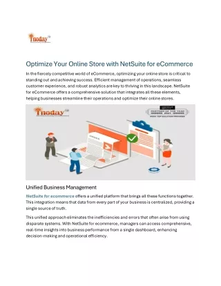 Optimize Your Online Store with NetSuite for eCommerce