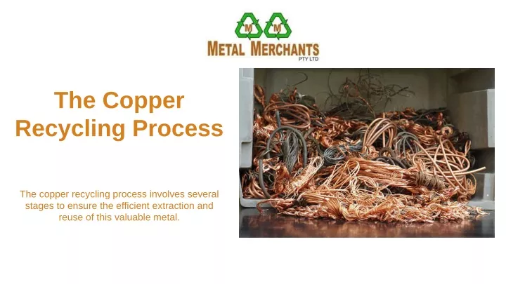 the copper recycling process