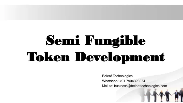 semi fungible token development