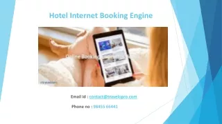 Hotel Internet Booking Engine