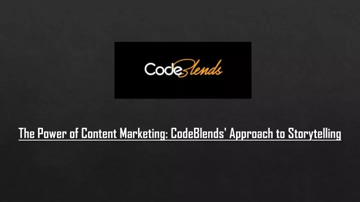 the power of content marketing codeblends