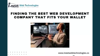 Finding the Best Web Development Company That Fits Your Wallet