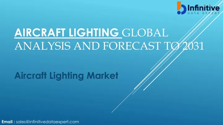 aircraft lighting global analysis and forecast to 2031