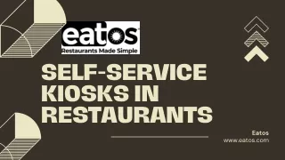 Enhancing Efficiency and Customer Experience: Self-Service Kiosks in Restaurants